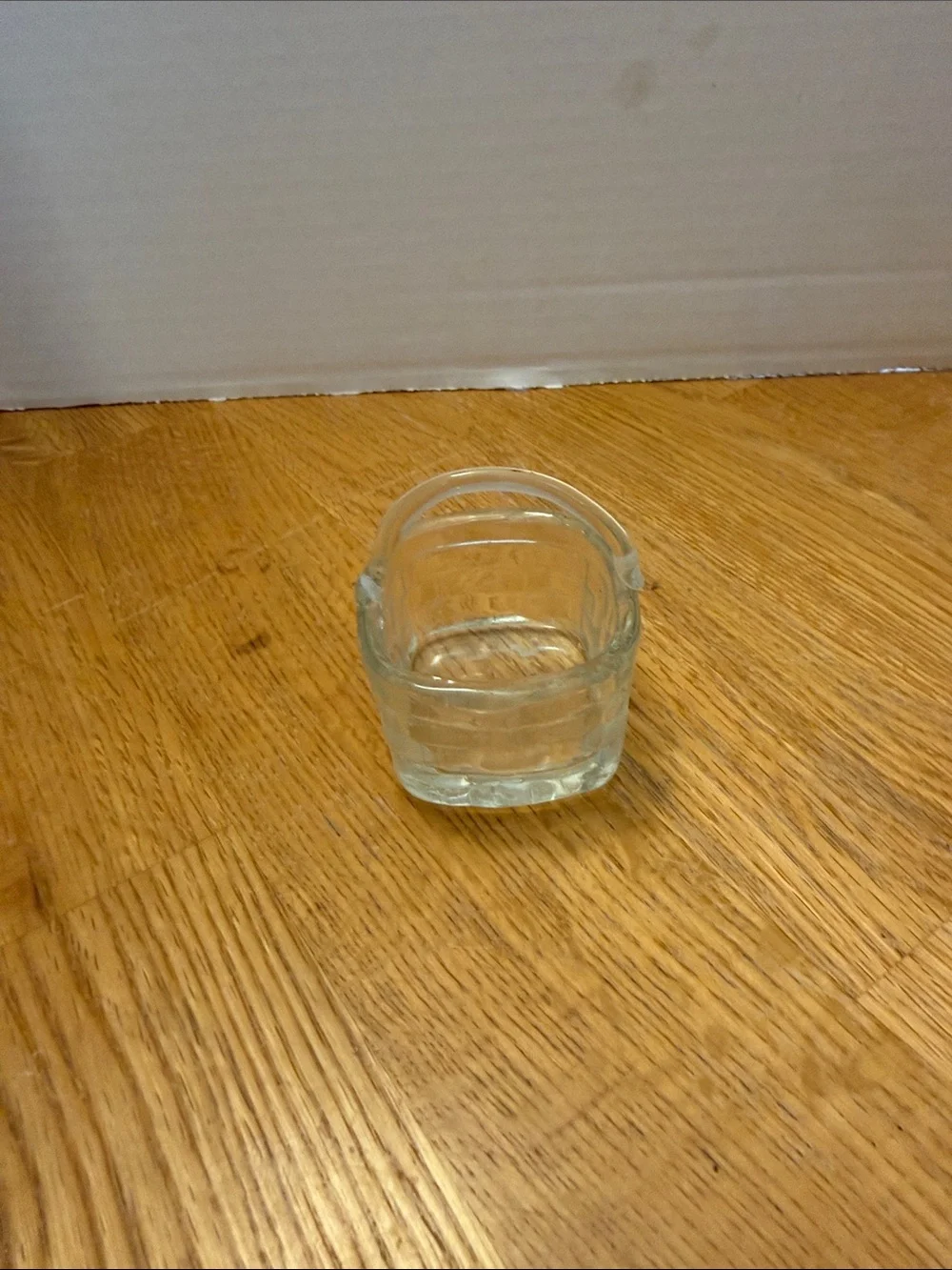 Glass Small Square Votive Candle Holder - Clear